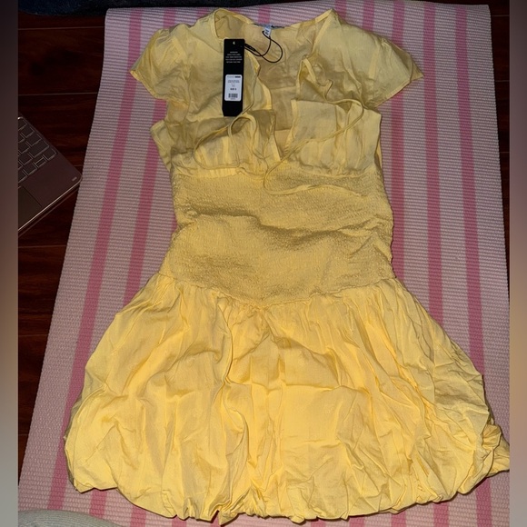 Fashion Nova Sunny Yellow Ruffle Dress - Picture 4 of 9